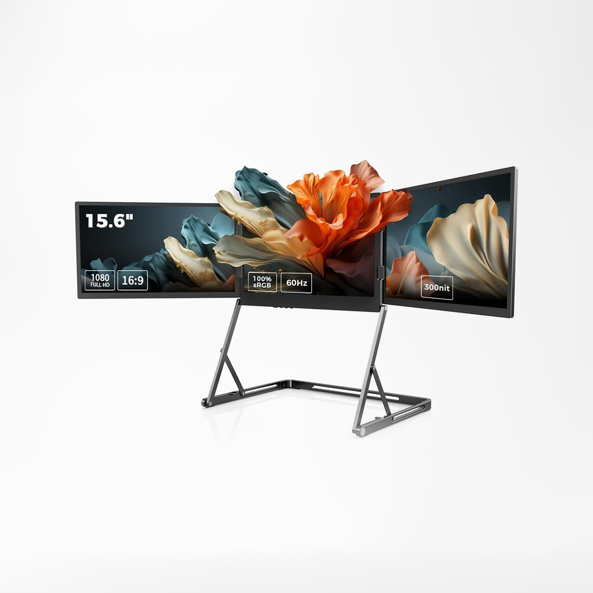 V2Com Q1 15.6" Quad-Screens extender