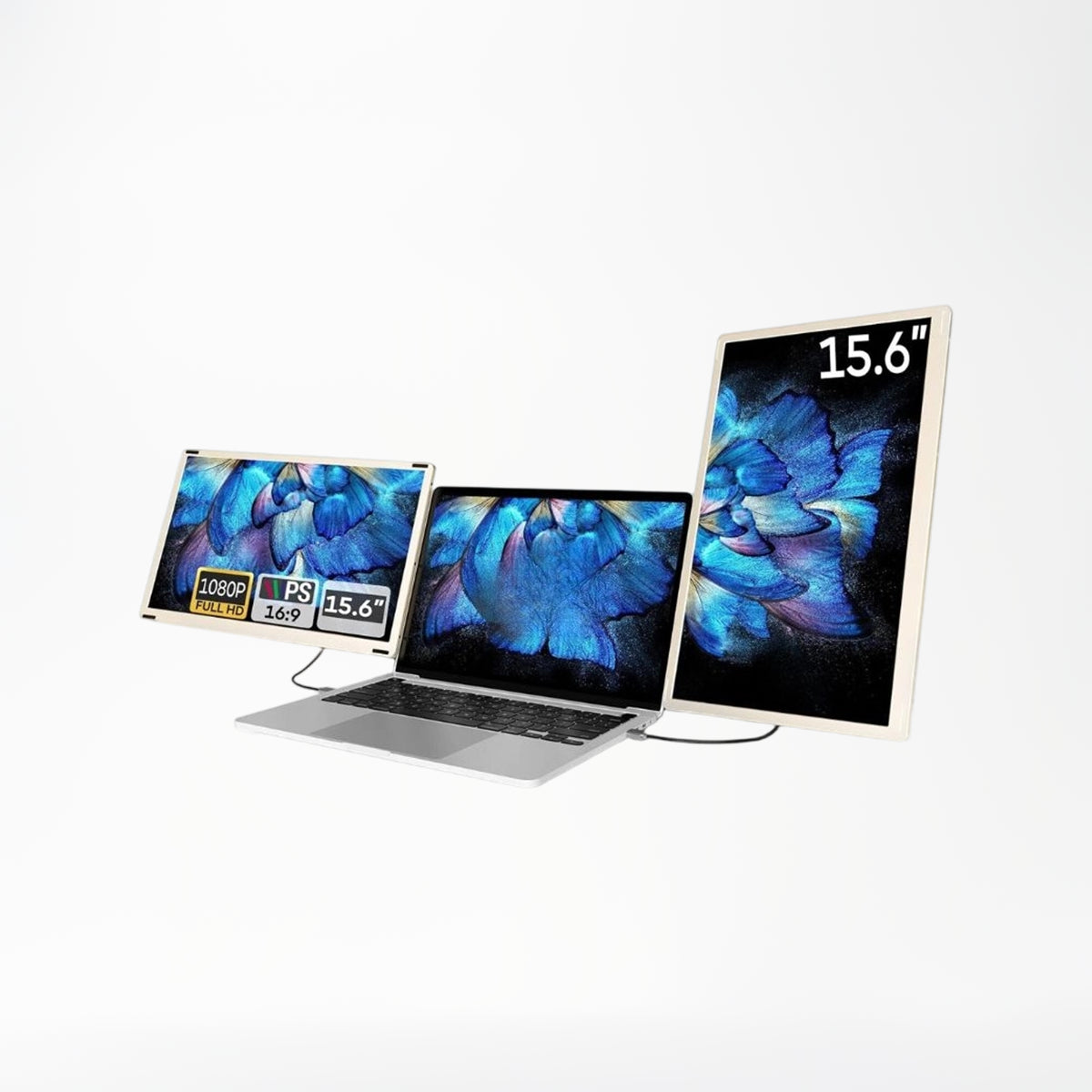 V2Com S6 15.6″ Triple Laptop Screen Extender
