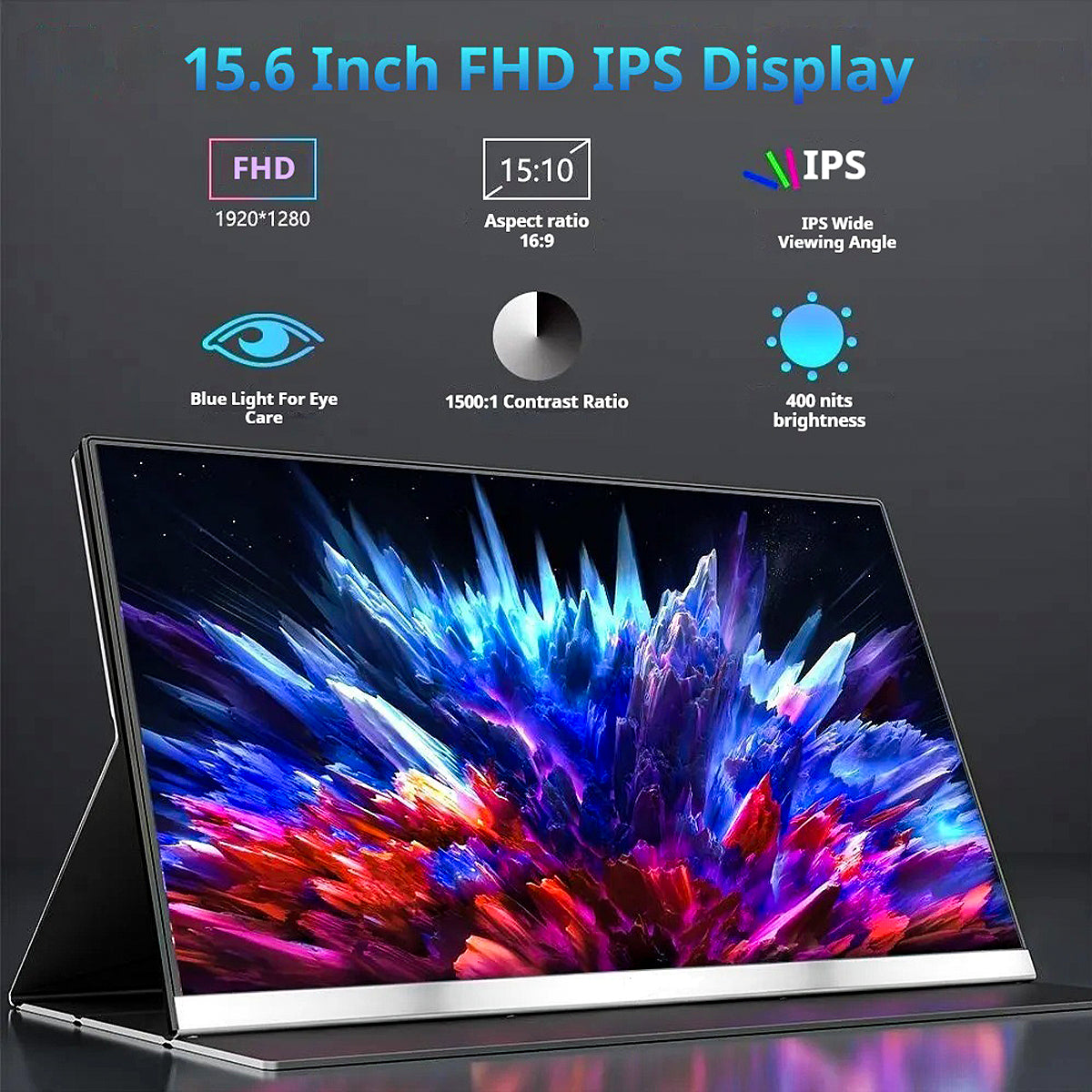 V2Com P4 15.6″ Portable Screen